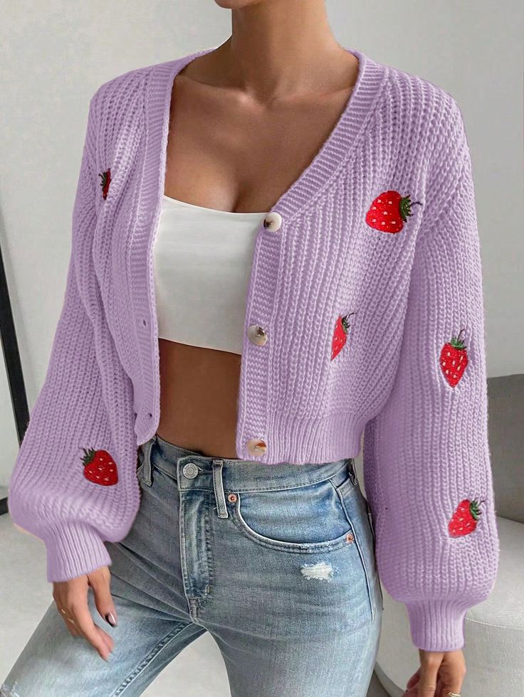 Cardigan fresas 🍓🍓🍓