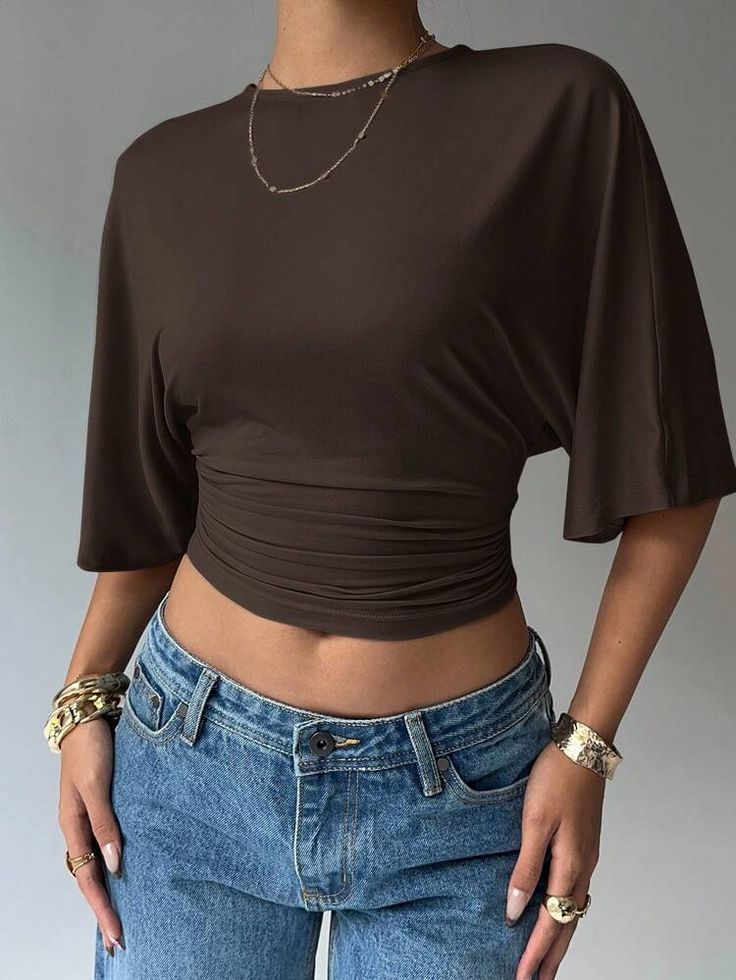 Blusa manga murciélago 